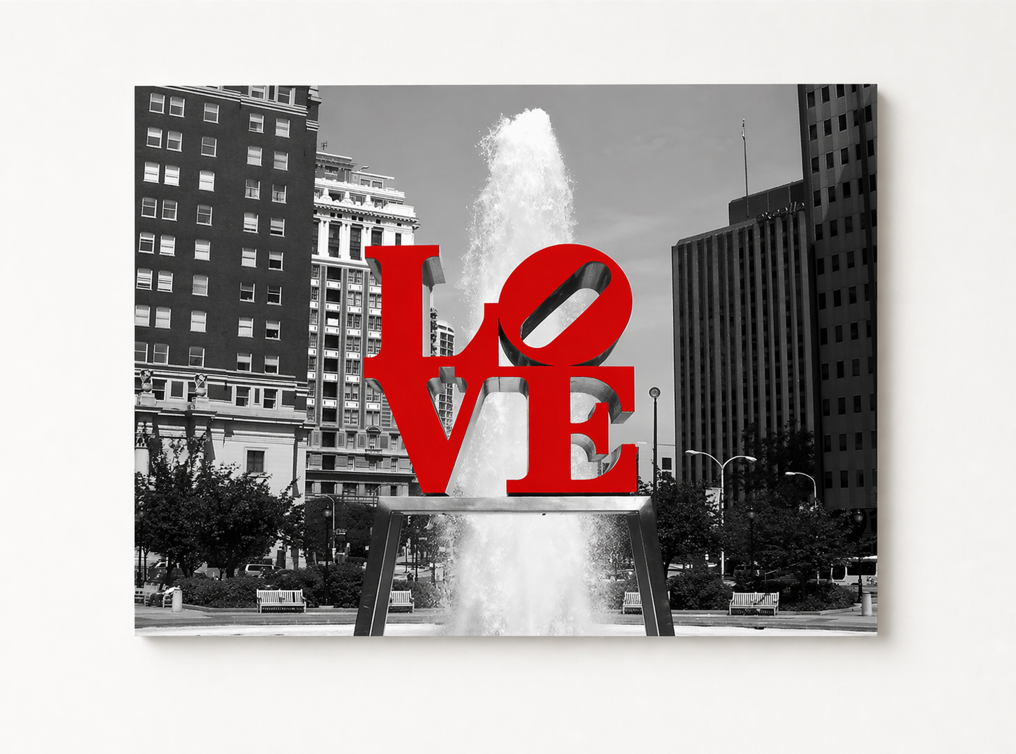 Love Park Canvas Print