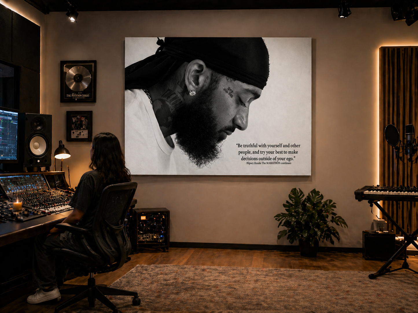 Nipsey Hussle Canvas Print