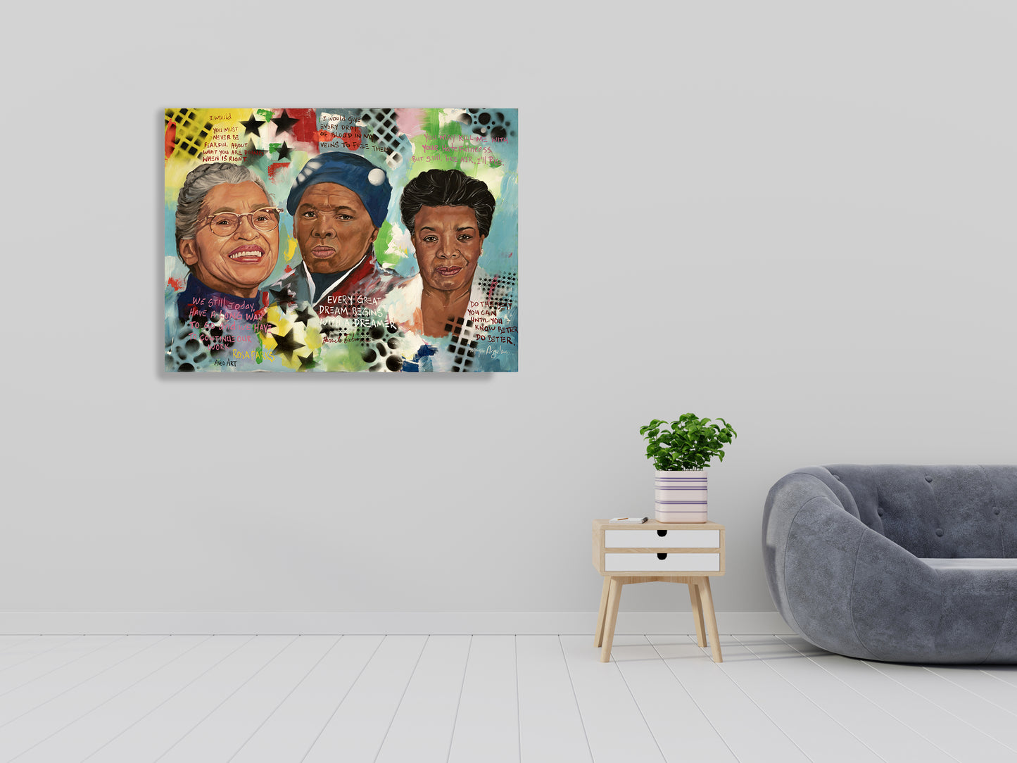 Her Story: Women to know today 2025 Modern Pop art Print