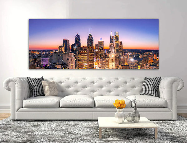 Philadelphia City, Sunset Skyline