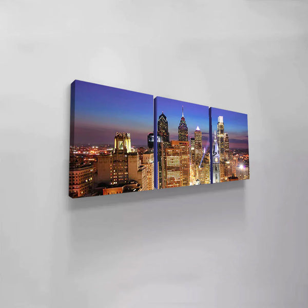 Multi Panel-Philadelphia Skyline