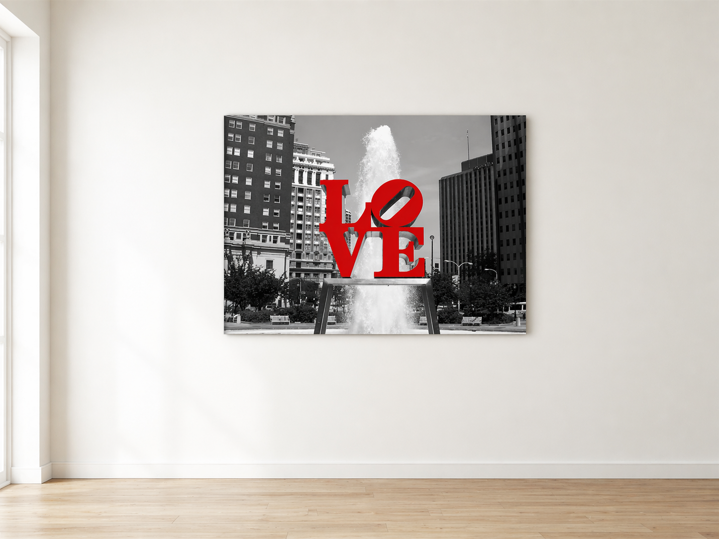 Love Park Canvas Print