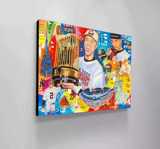 Yankee's Baseball 2025 Modern Pop Art Canvas Print