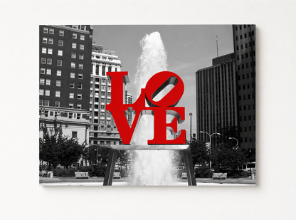 Love Park Canvas Print