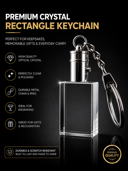 Rectangle Keychain