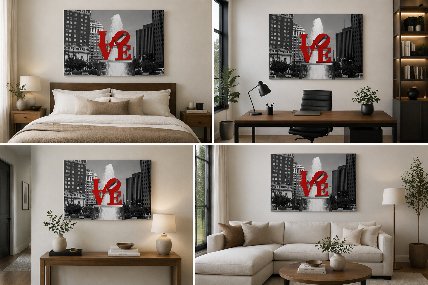 Love Park Canvas Print