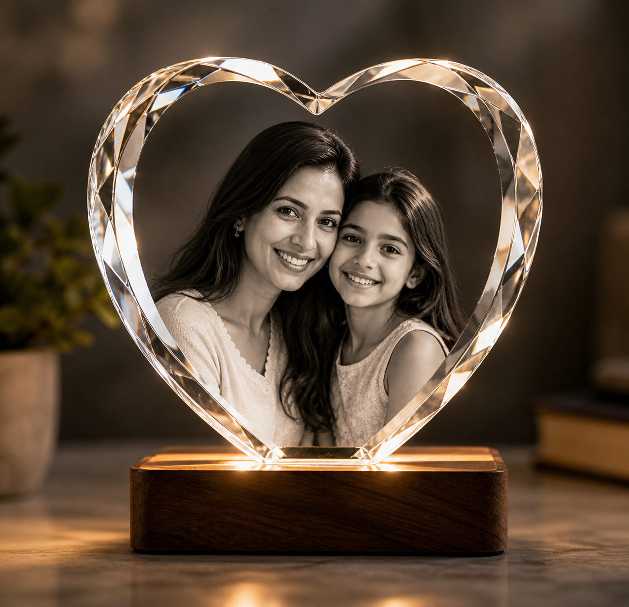 3D Crystal Heart