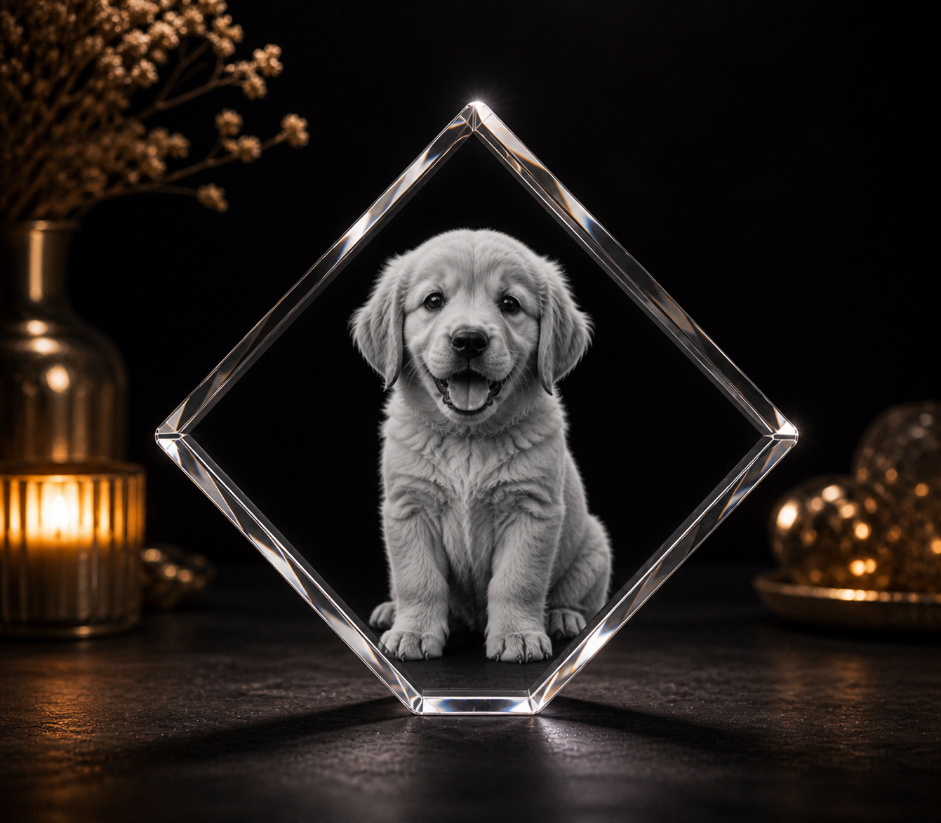 3D Crystal Diamond