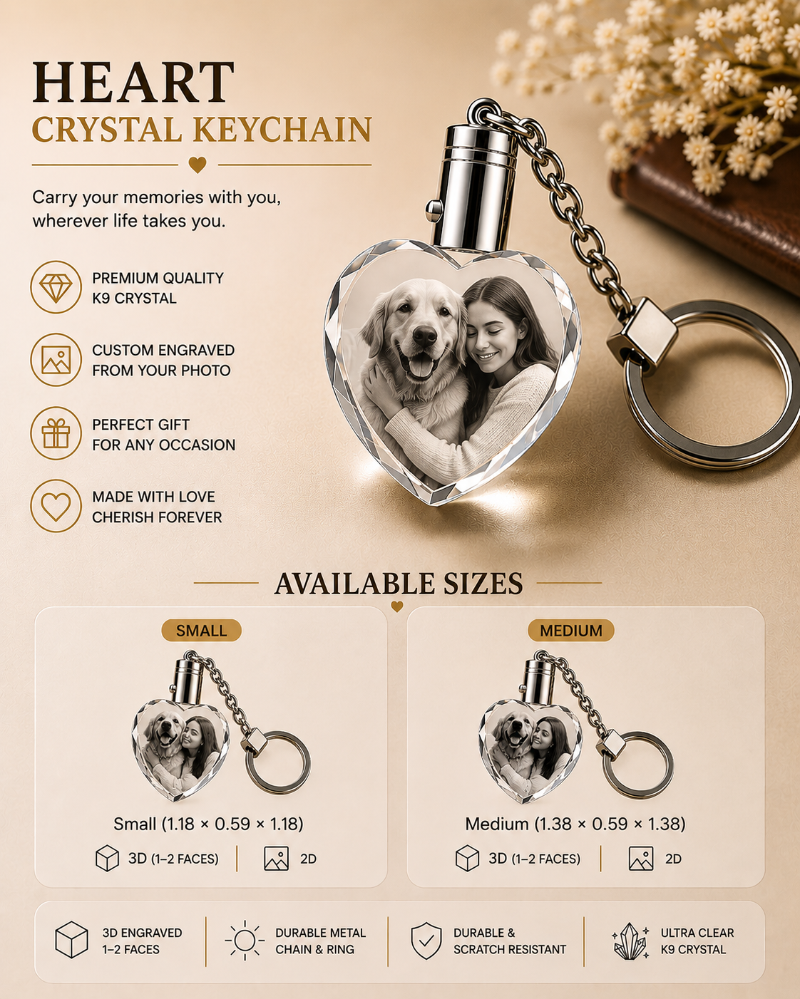 Heart Keychain