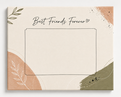 Best Friends Custom Canvas Print