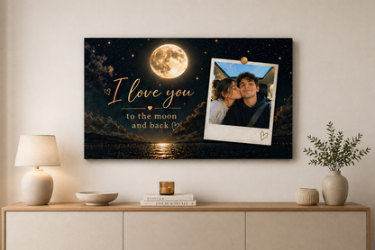 Couple Love Custom Canvas Print