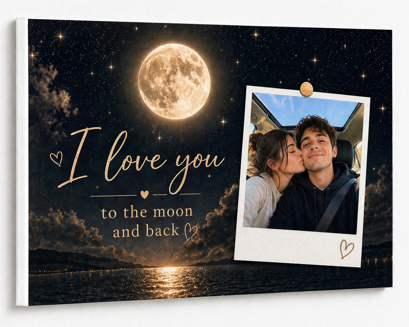 Couple Love Custom Canvas Print
