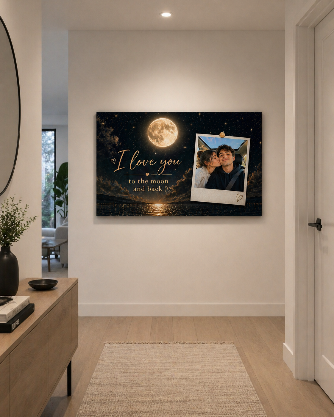 Couple Love Custom Canvas Print