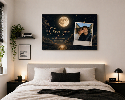 Couple Love Custom Canvas Print