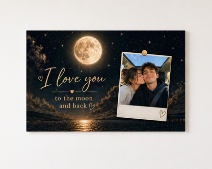 Couple Love Custom Canvas Print