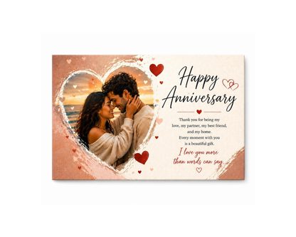 Anniversary Custom Canvas Print