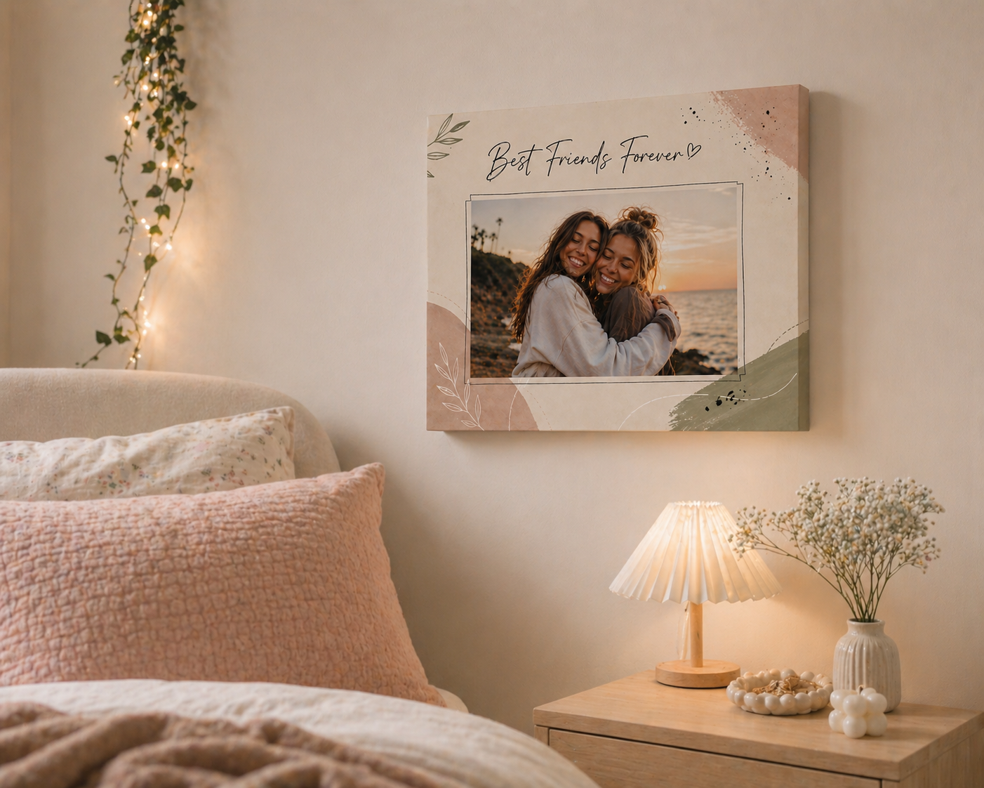 Best Friends Custom Canvas Print