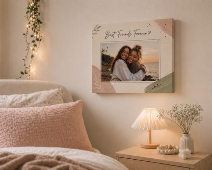 Best Friends Custom Canvas Print