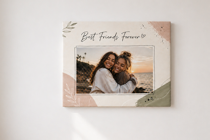 Best Friends Custom Canvas Print