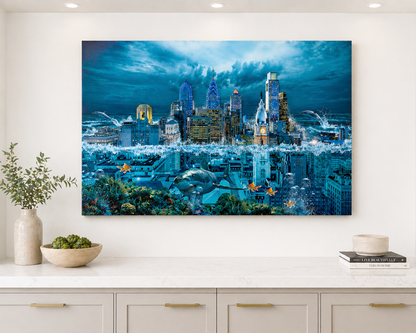 Philadelphia Underwater Canvas Print