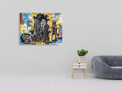 Jean-Micheal Basquiat 2025 Modern Pop Art Canvas