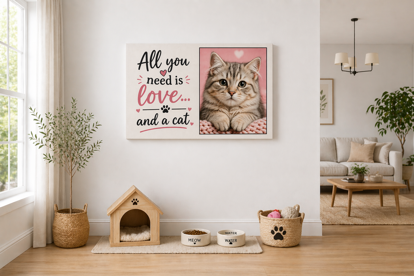 Cat Custom Canvas Print