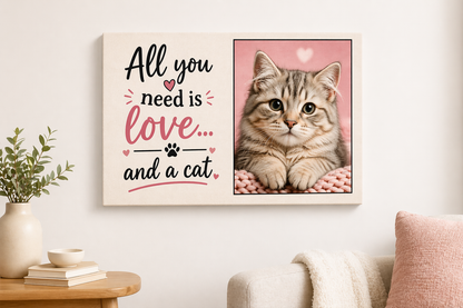 Cat Custom Canvas Print