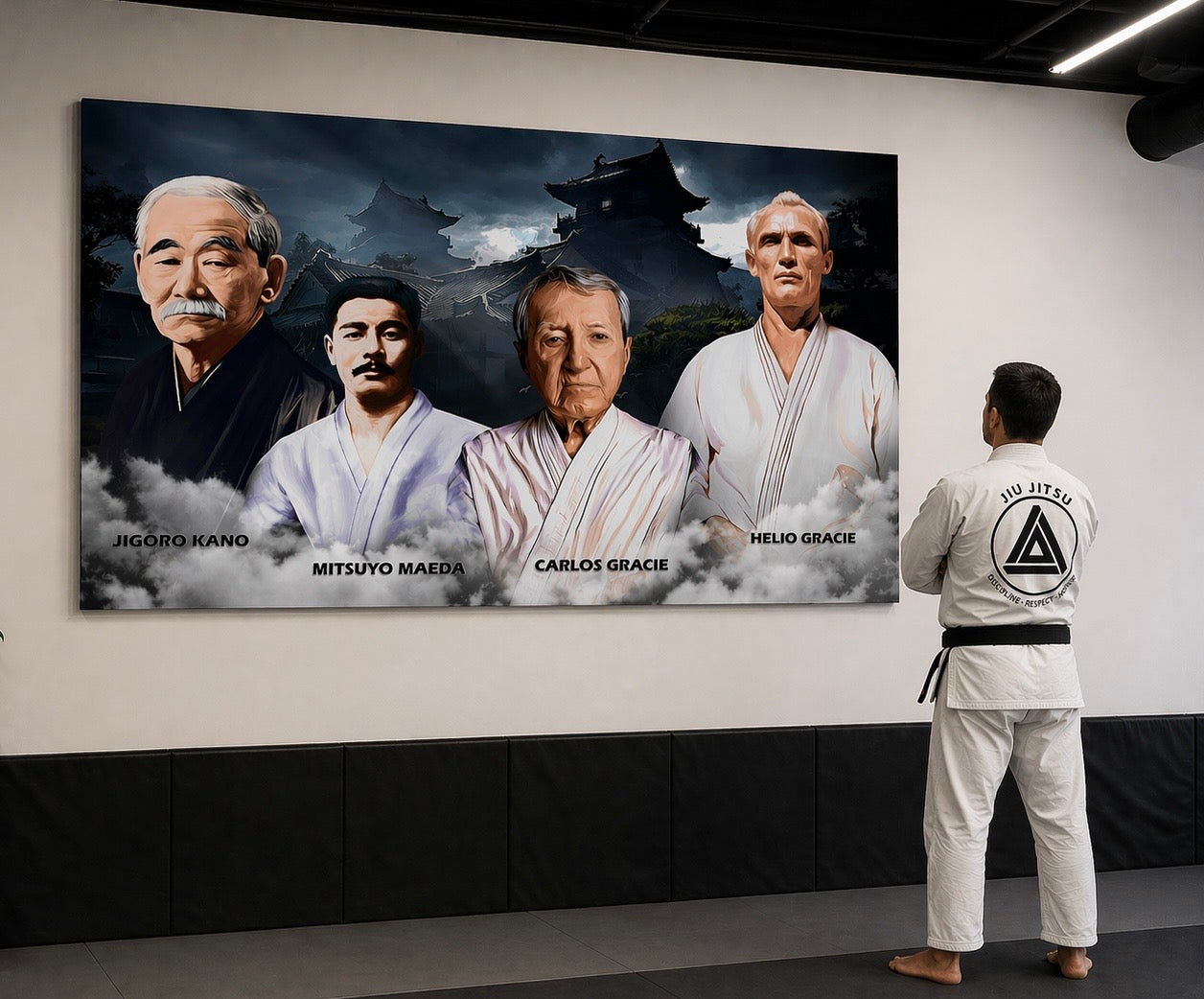 Jiu-Jitsu Canvas Print