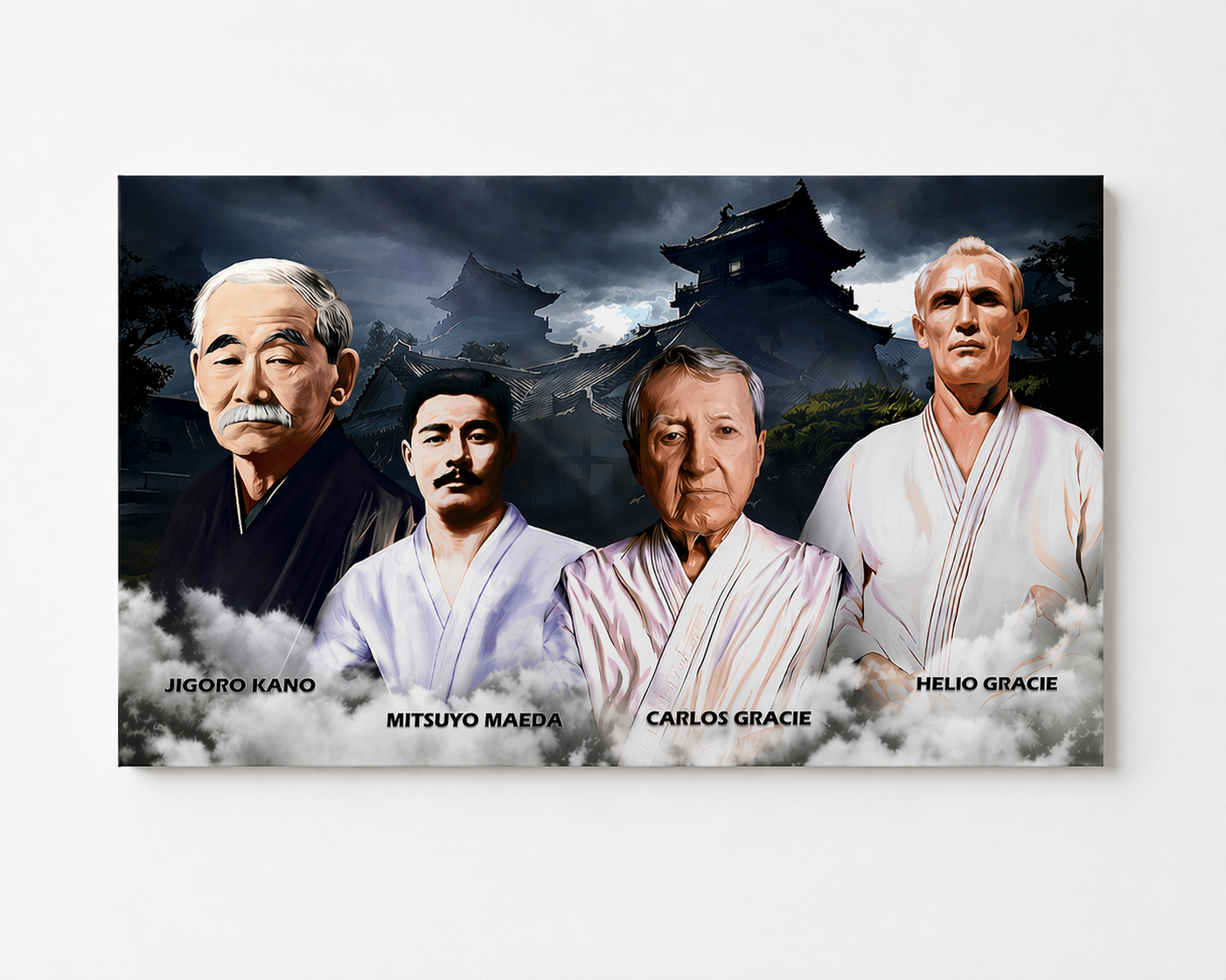Jiu-Jitsu Canvas Print