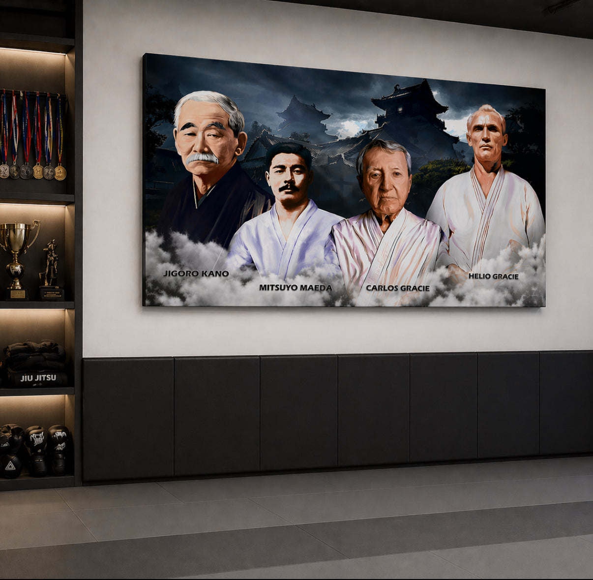 Jiu-Jitsu Canvas Print