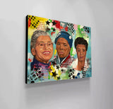 rosa parks, harriet tubman, maya angelou