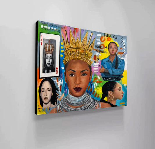 Sade Artist 2024 Modern Pop Art Canvas Print
