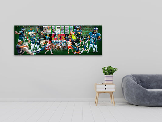 Eagles Superbowl 59 Football Championship - Modern Pop Art Canvas