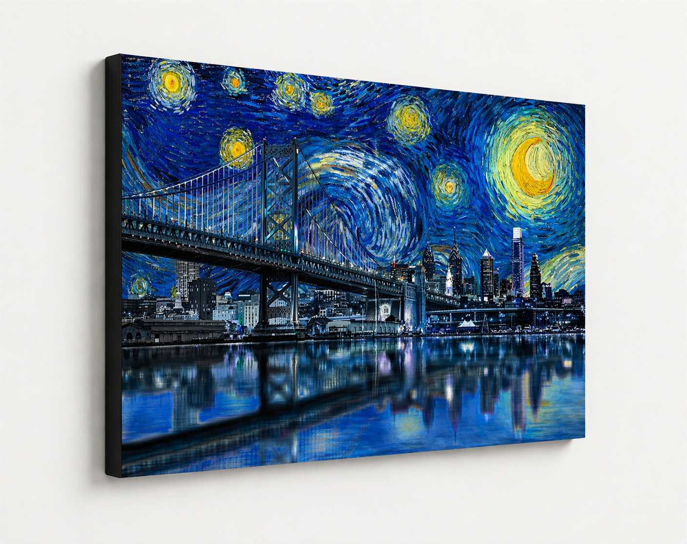 Starry Night Philadelphia Canvas Print