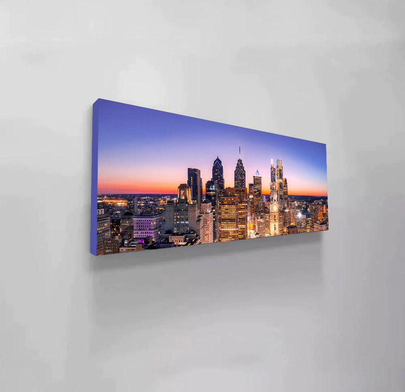 Philadelphia City, Sunset Skyline