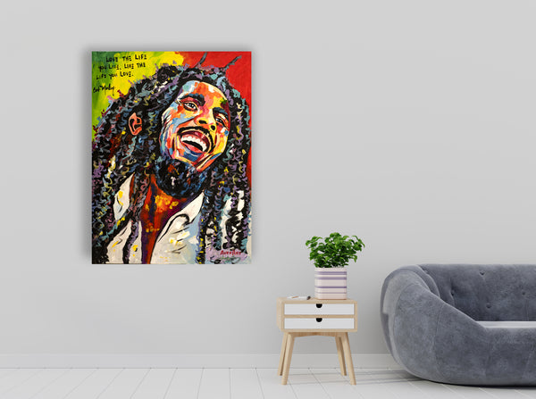 Bob Marley Abstract