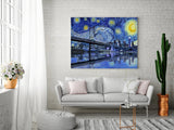 Ben Franklin Bridge, Philadelphia Starry Night